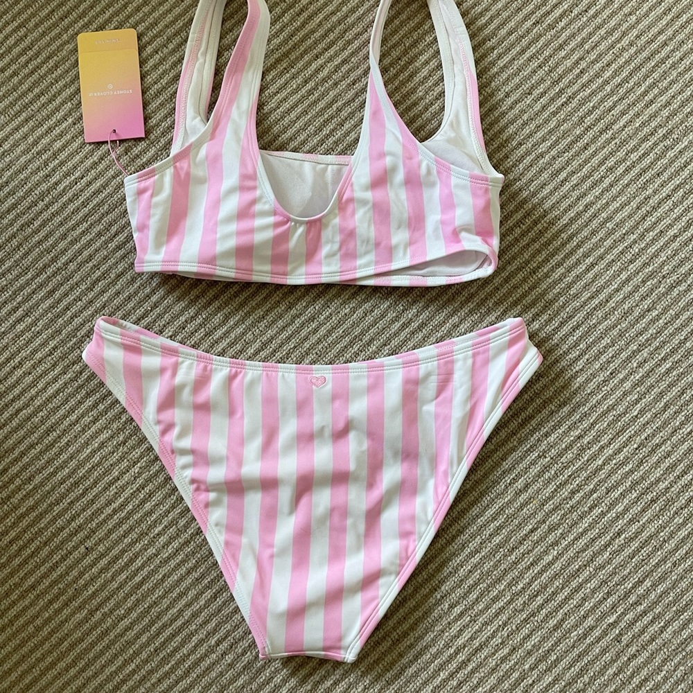 Stoney Clover for Target striped bikini set